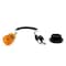 Truck-Lite 33 Series, LED, Yellow Round, 1 Diode, Marker Clearance Light, P2, Black Rubber Grommet Mount 33050Y3 - alternate 2